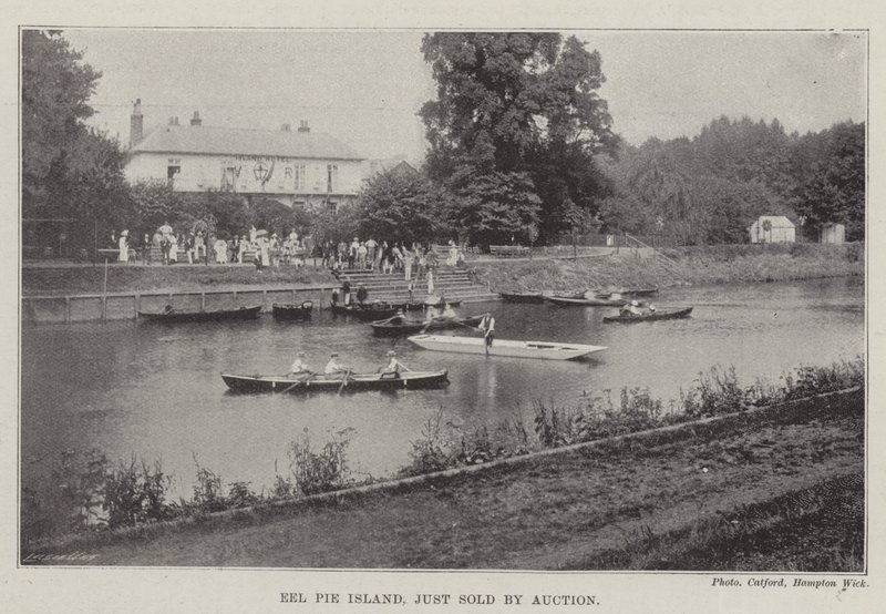 Eel Pie Island, net verkocht op Veiling door English Photographer