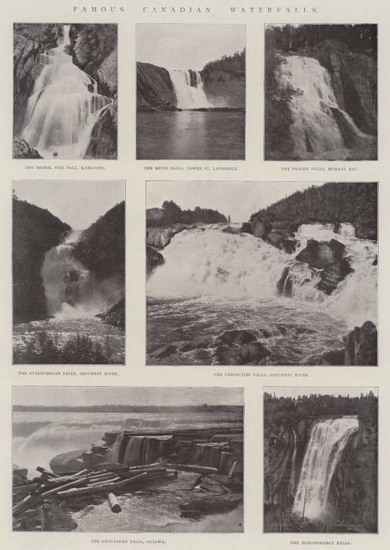 Beroemde Canadese Watervallen door English Photographer