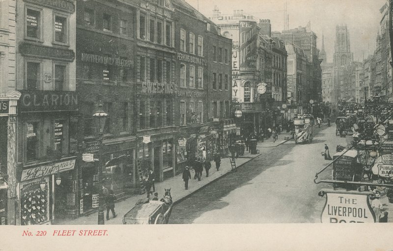 Fleet Street, Londen door English Photographer