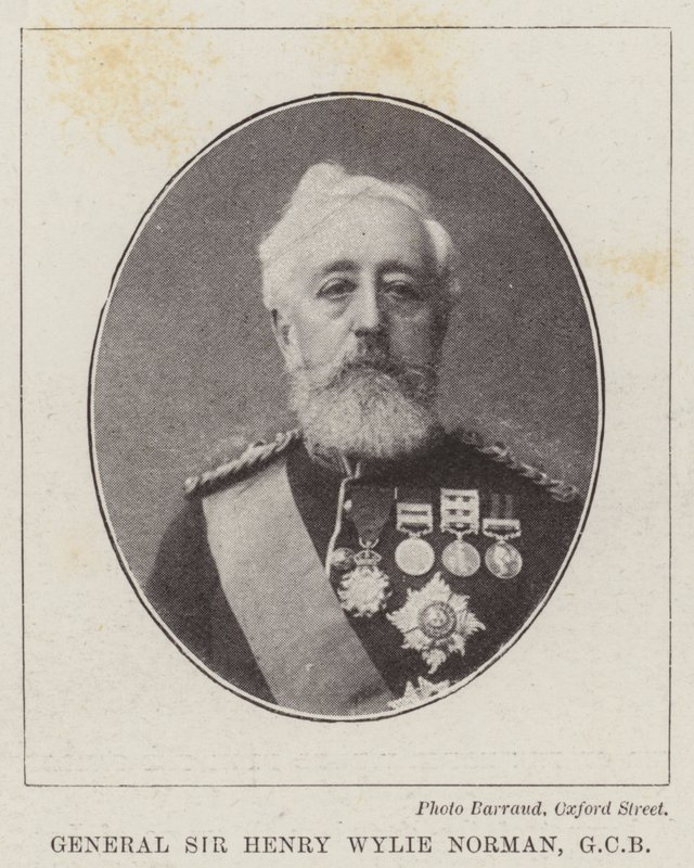 Generaal Sir Henry Wylie Norman, GCB door English Photographer