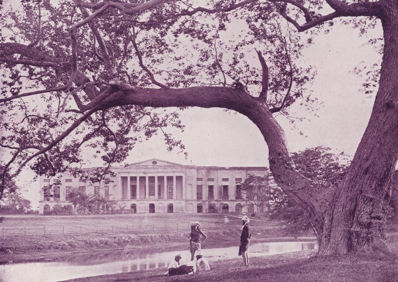 Regeringshuis, Barrackpore Park door English Photographer