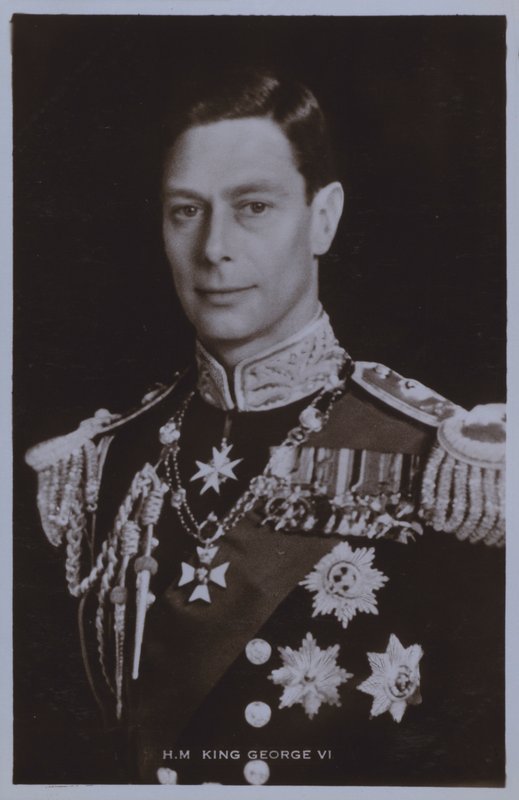 Koning George VI door English Photographer