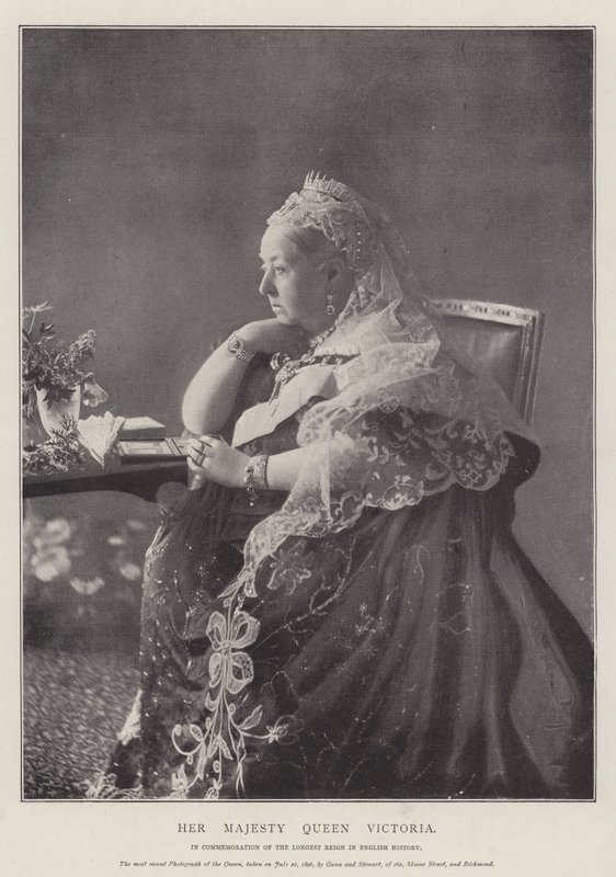 Hare Majesteit Koningin Victoria door English Photographer