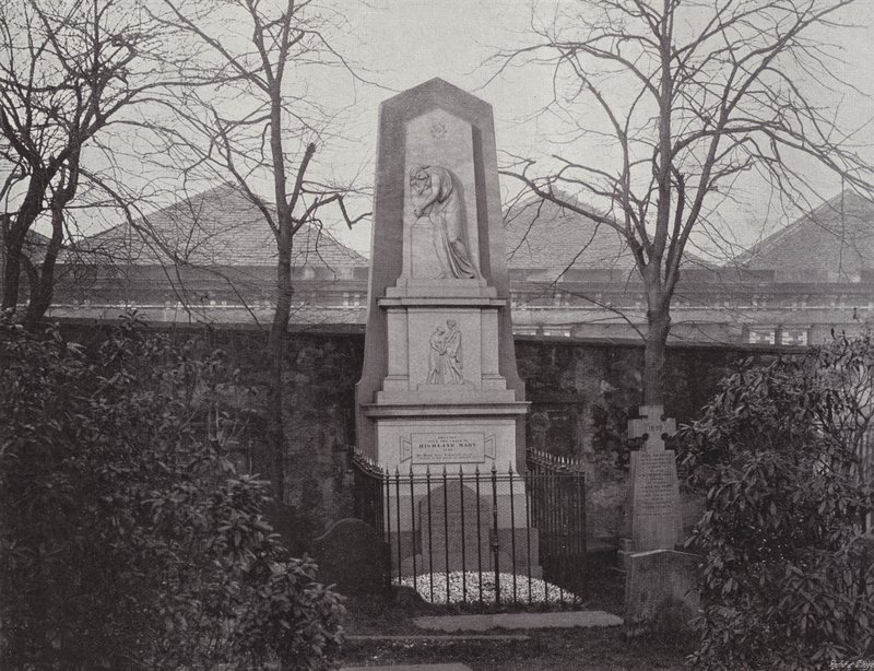 Graf van Highland Mary, Greenock door English Photographer