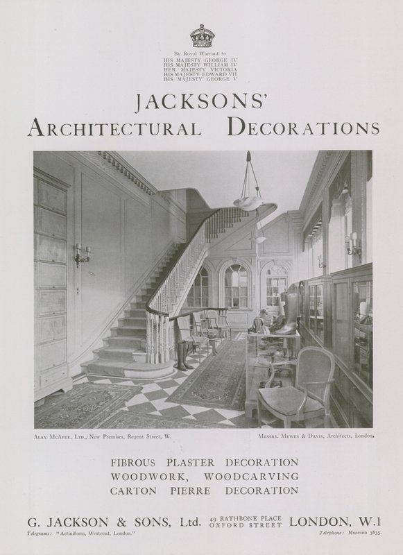 Jacksons Architectonische Decoraties door English Photographer