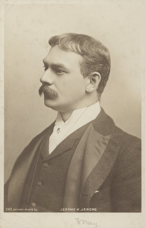 Jerome K Jerome (1859-1927), Engelse auteur door English Photographer