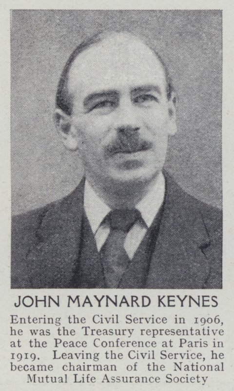 John Maynard Keynes door English Photographer