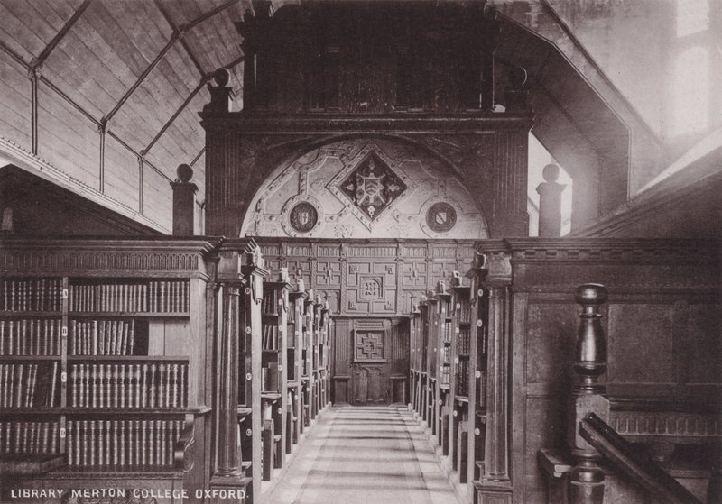Bibliotheek Merton College Oxford door English Photographer