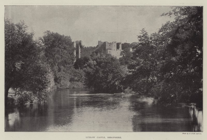 Ludlow Kasteel, Shropshire door English Photographer