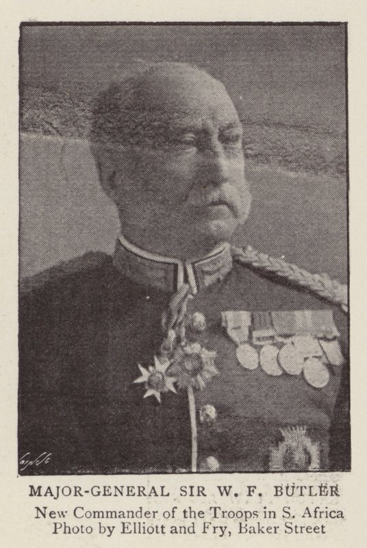 Luitenant-generaal Sir W F Butler door English Photographer