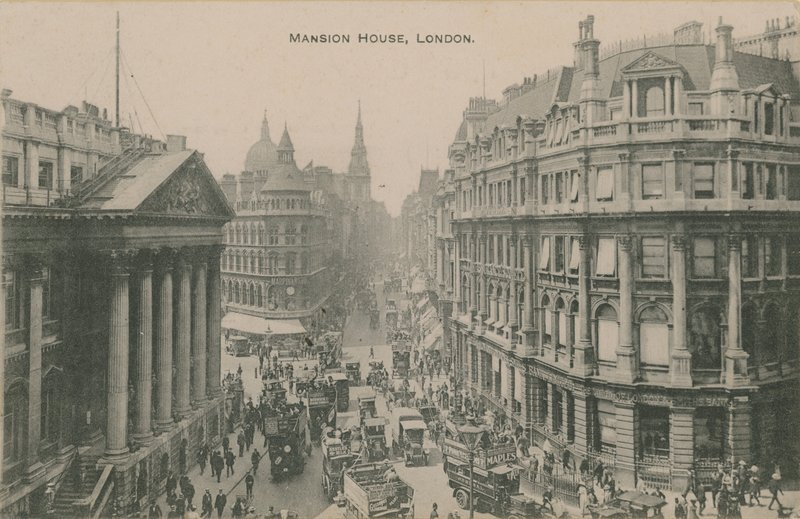 Mansion House, Londen door English Photographer