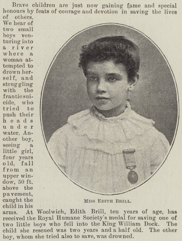 Miss Edith Brill door English Photographer