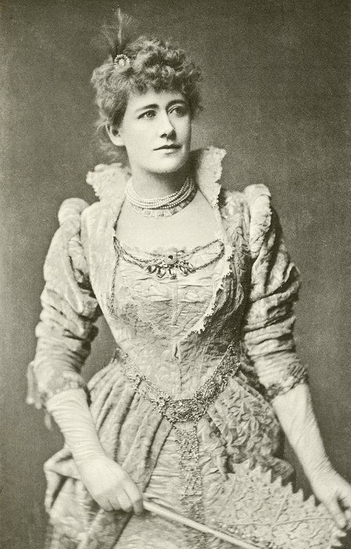 Miss Ellen Terry als Beatrice (gravure) door English Photographer