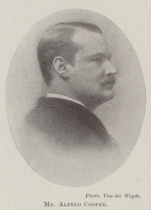 De heer Alfred Cooper door English Photographer