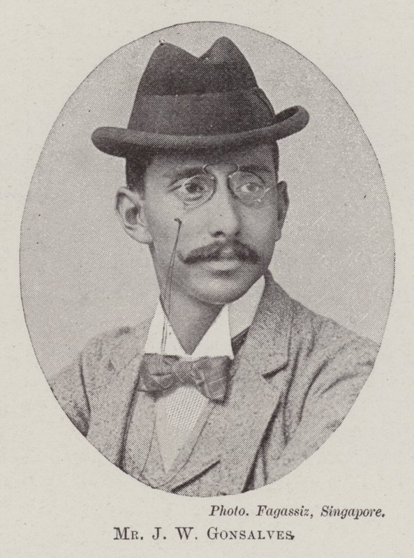 Mr J W Gonsalves door English Photographer