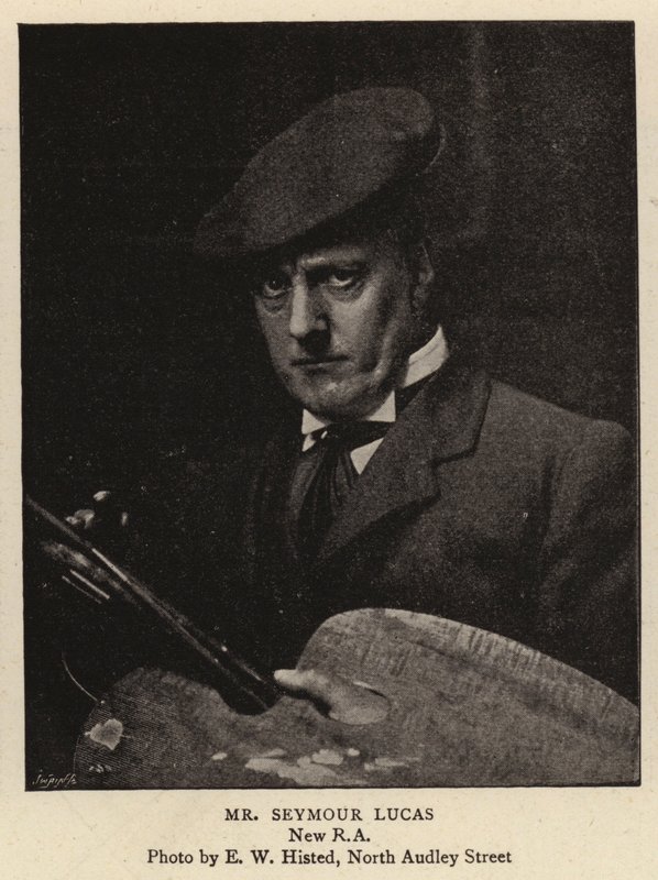 De Heer Seymour Lucas door English Photographer