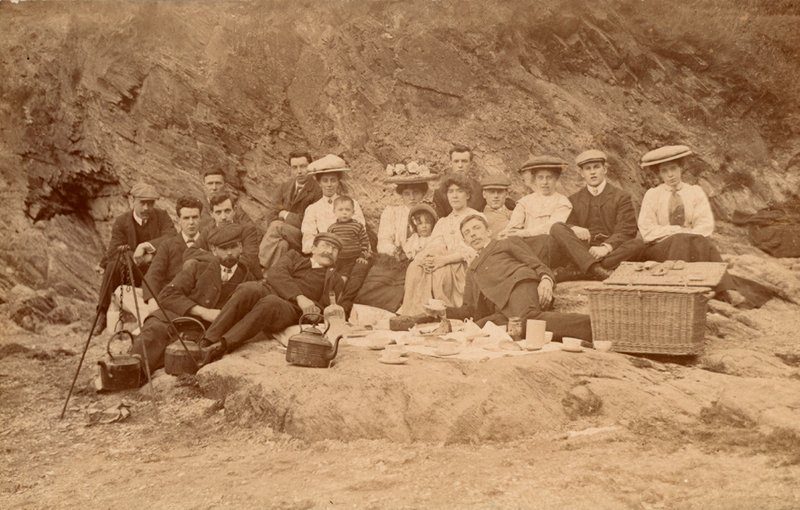 Picknickthee op het strand door English Photographer
