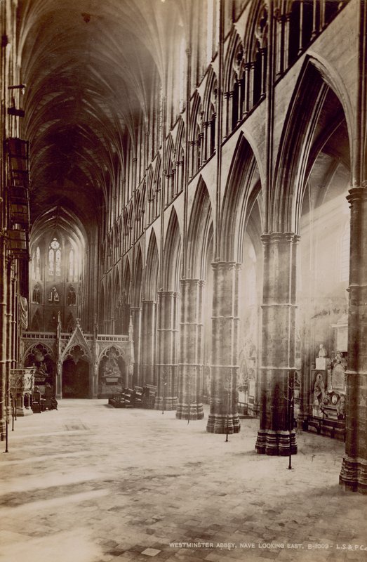 Ansichtkaart van Westminster Abbey door English Photographer
