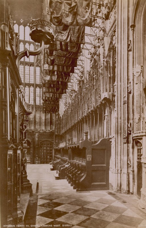 Ansichtkaart van Westminster Abbey door English Photographer