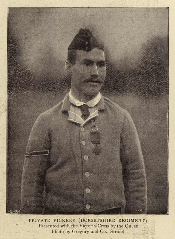 Soldaat Vickery, Dorsetshire Regiment door English Photographer