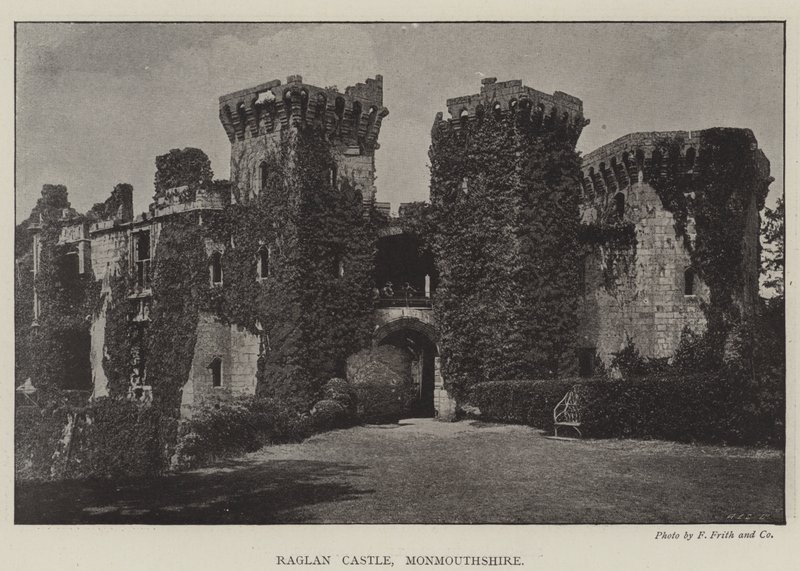 Kasteel Raglan, Monmouthshire door English Photographer