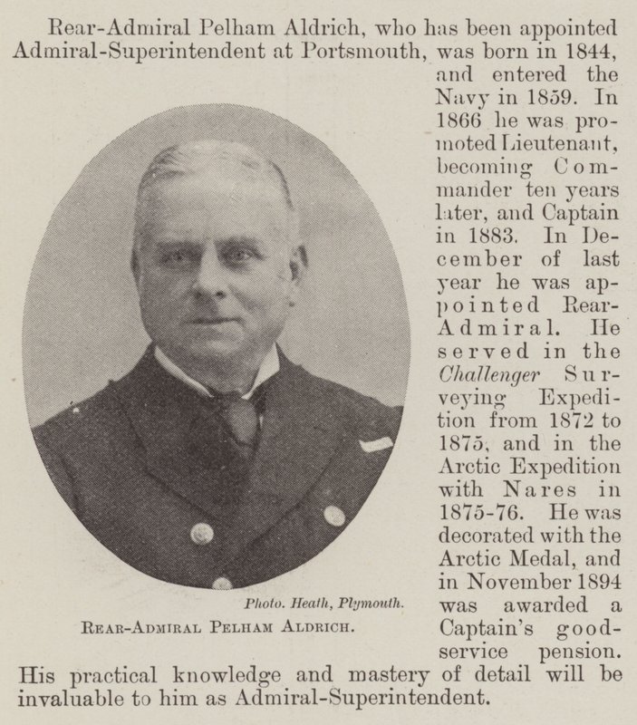 Vice-admiraal Pelham Aldrich door English Photographer