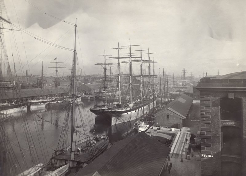Salthouse Dock, Liverpool, juni 1897 door English Photographer