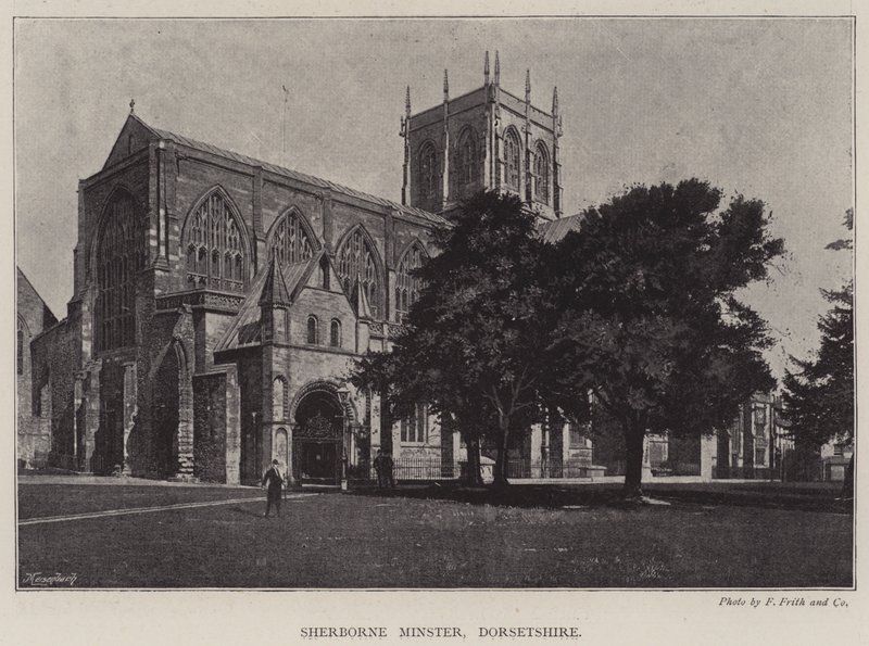 Sherborne Minster, Dorsetshire door English Photographer