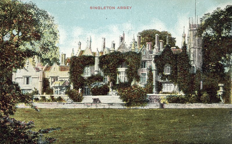 Singleton Abbey door English Photographer