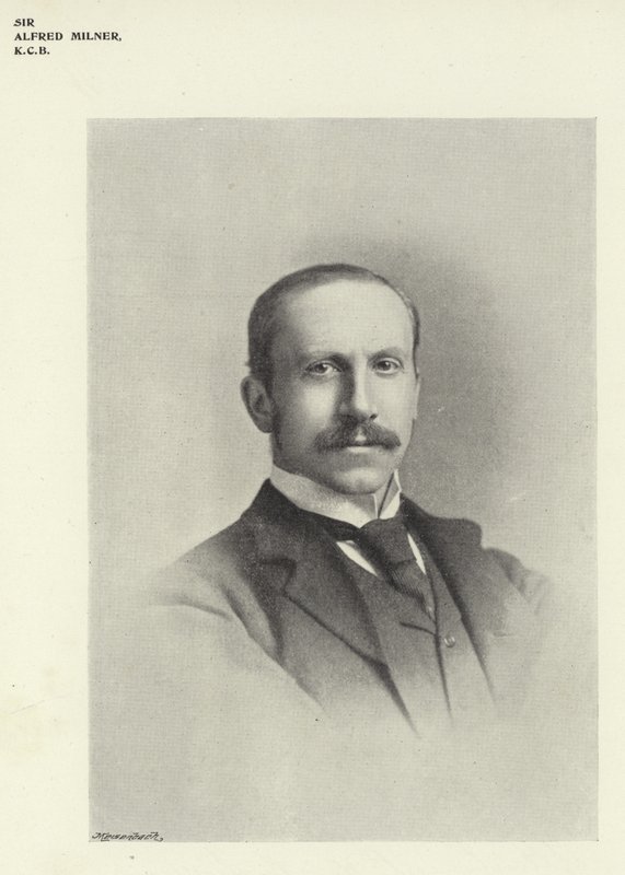 Sir Alfred Milner door English Photographer