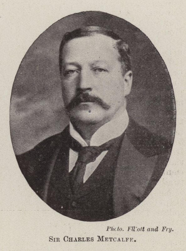 Sir Charles Metcalfe door English Photographer
