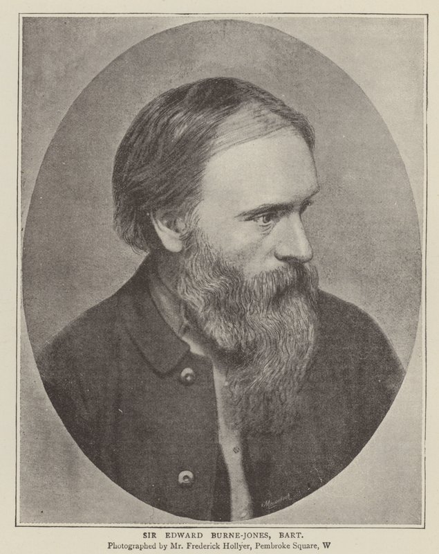 Sir Edward Burne-Jones door English Photographer
