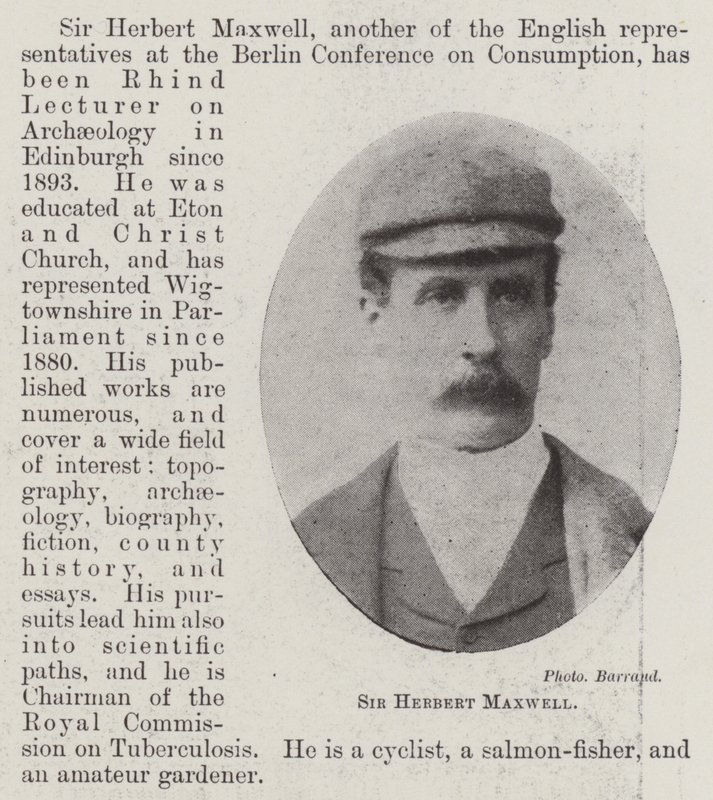 Sir Herbert Maxwell door English Photographer