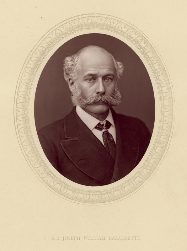 Sir Joseph William Bazalgette door English Photographer