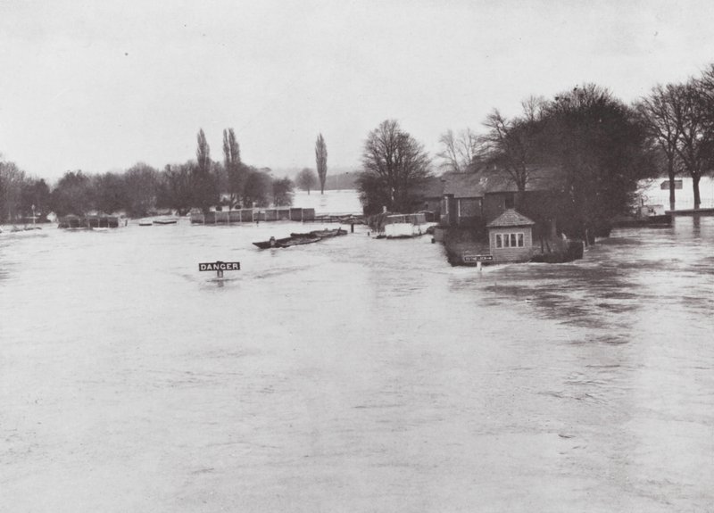 Overstromingen van de Theems door English Photographer