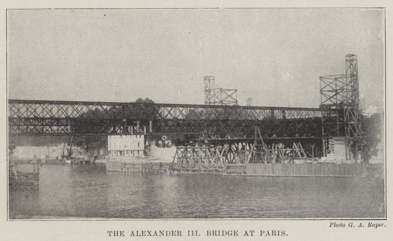 De Alexander III-brug in Parijs door English Photographer