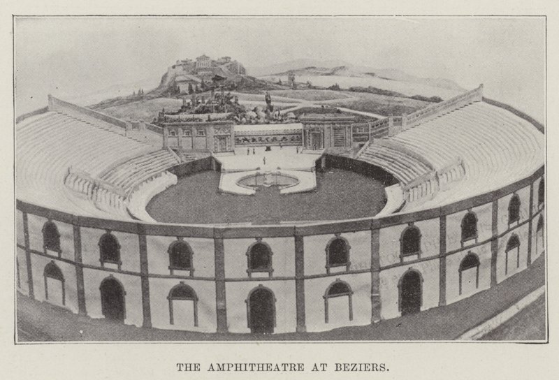 Het Amfitheater in Beziers door English Photographer