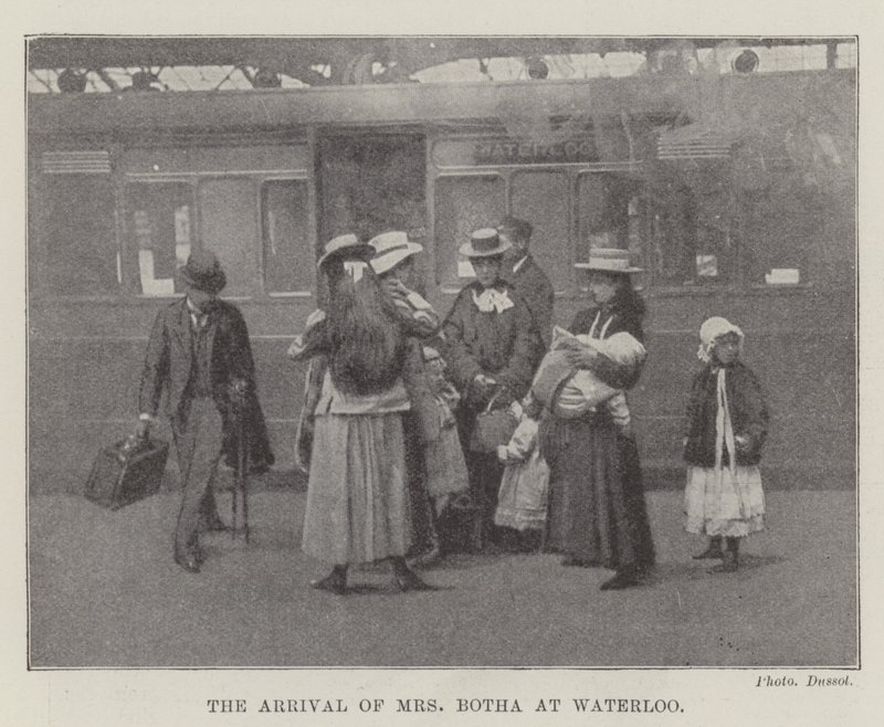 De Aankomst van Mevrouw Botha op Waterloo door English Photographer
