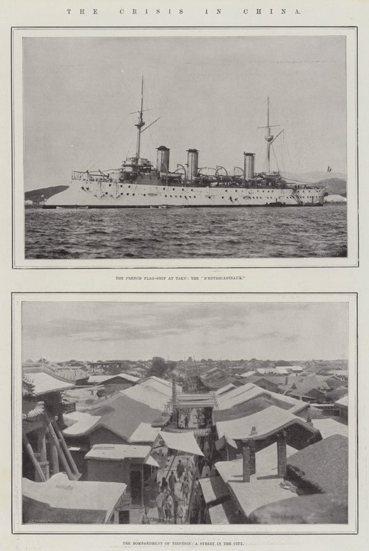 De crisis in China, 1900 door English Photographer