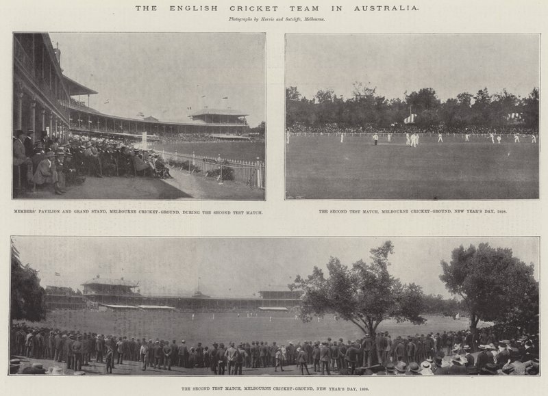 Het Engelse cricketteam in Australië door English Photographer