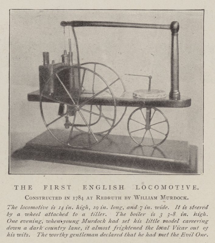 De Eerste Engelse Locomotief door English Photographer