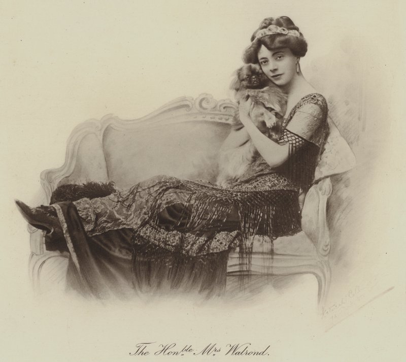 The Honourable Mrs Walrond door English Photographer