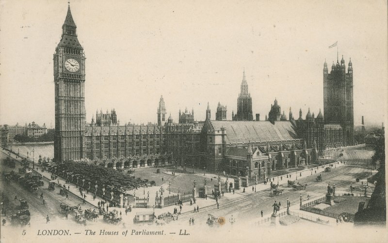 Het Parlement door English Photographer