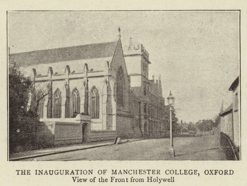 De Inhuldiging van Manchester College, Oxford door English Photographer