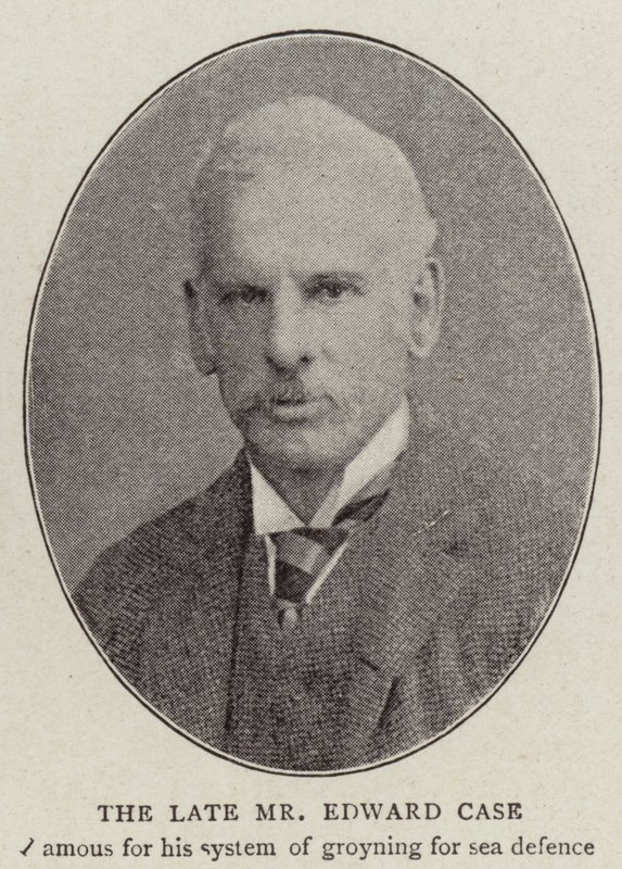 De overleden Mr. Edward Case door English Photographer