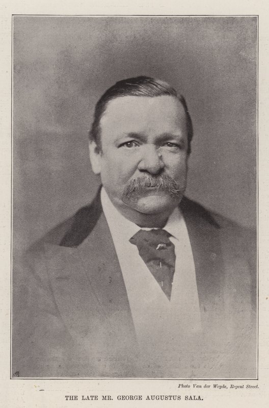 De overleden de heer George Augustus Sala door English Photographer