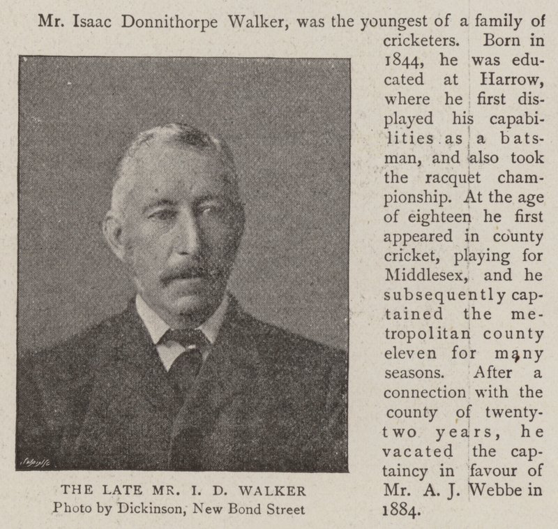 De overleden Mr I D Walker door English Photographer