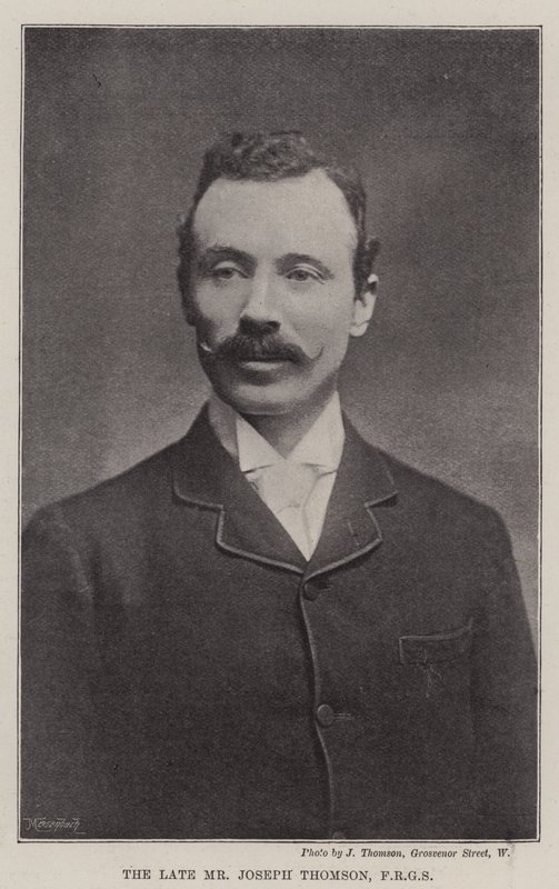 De overleden heer Joseph Thomson, FRGS door English Photographer