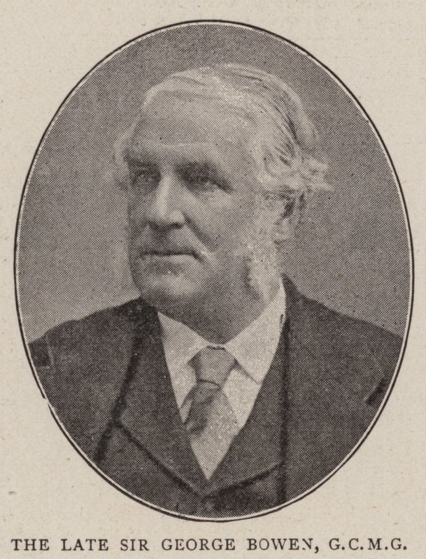 De overleden Sir George Bowen, GCMG door English Photographer