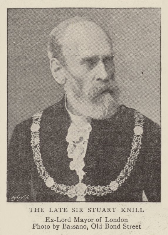 De overleden Sir Stuart Knill door English Photographer